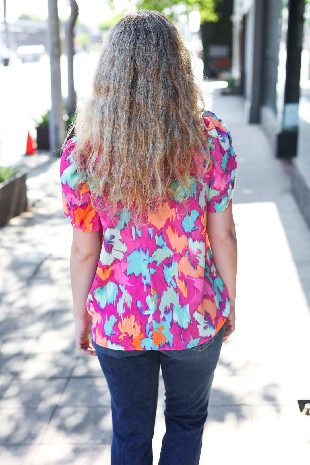 Bright Florals Top