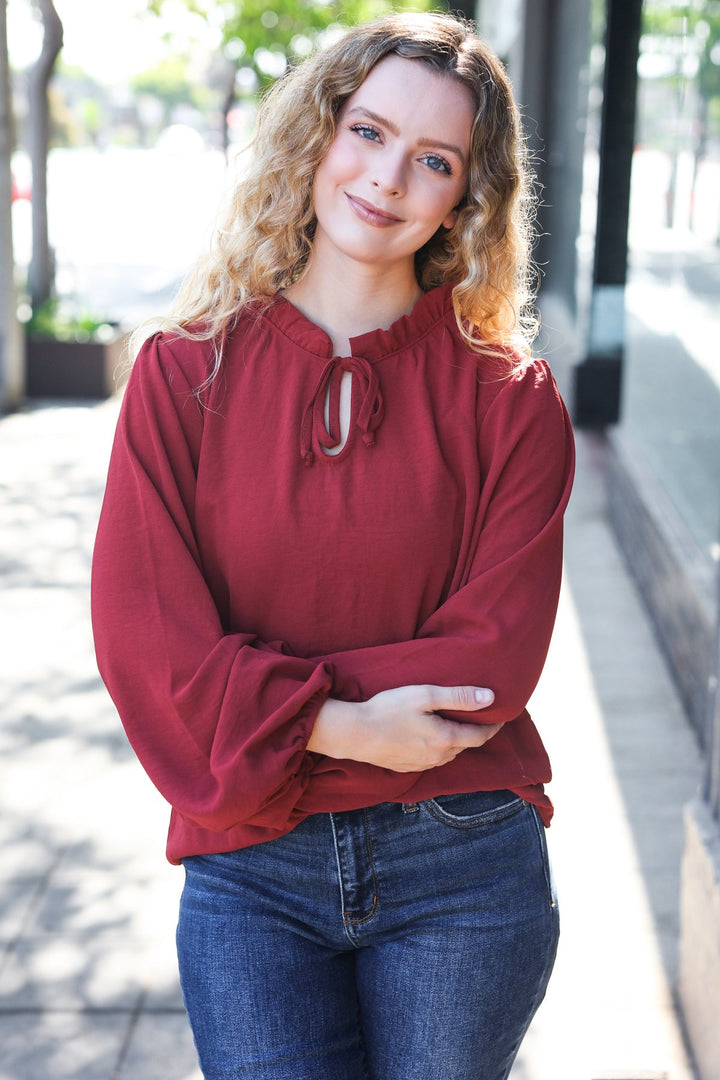 Rich Classics - Burgundy Top