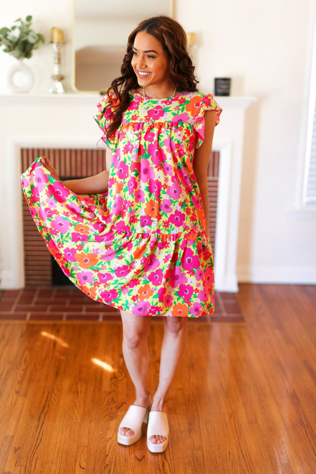 Summer Lovin' Floral Tiered Dress