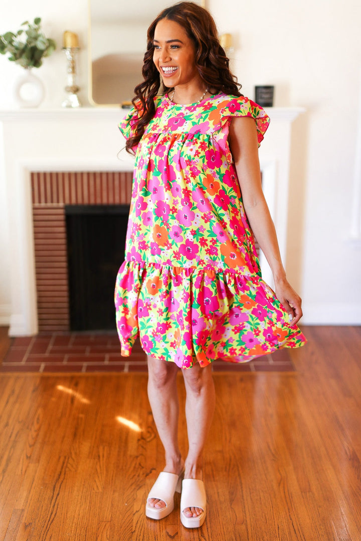 Summer Lovin' Floral Tiered Dress