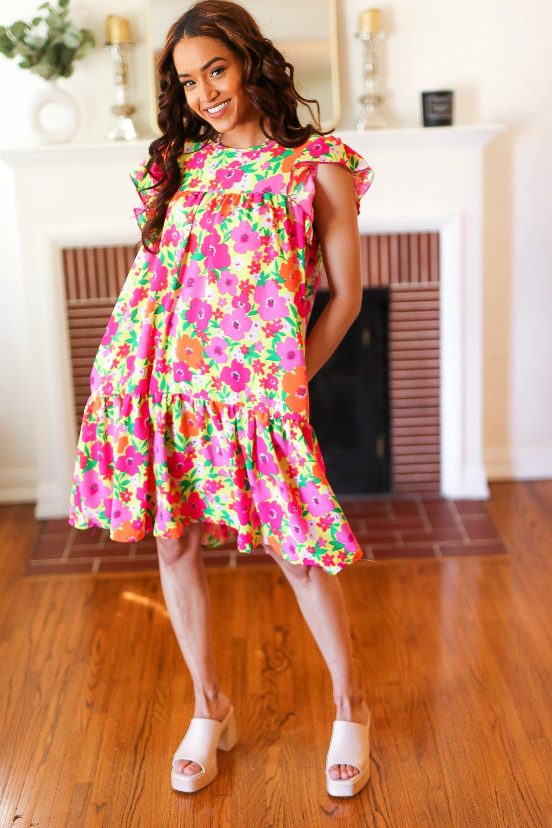 Summer Lovin' Floral Tiered Dress