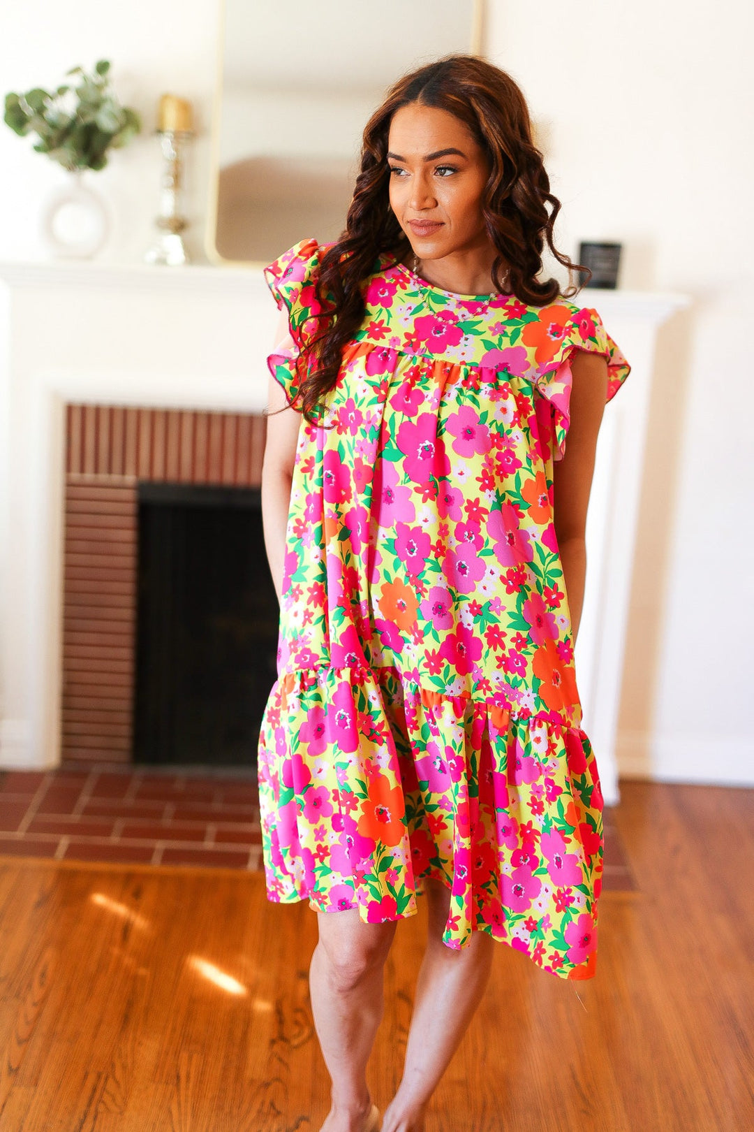 Summer Lovin' Floral Tiered Dress