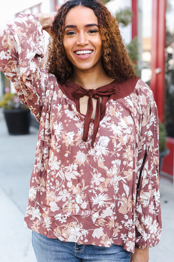 Simply Stunning Floral Blouse