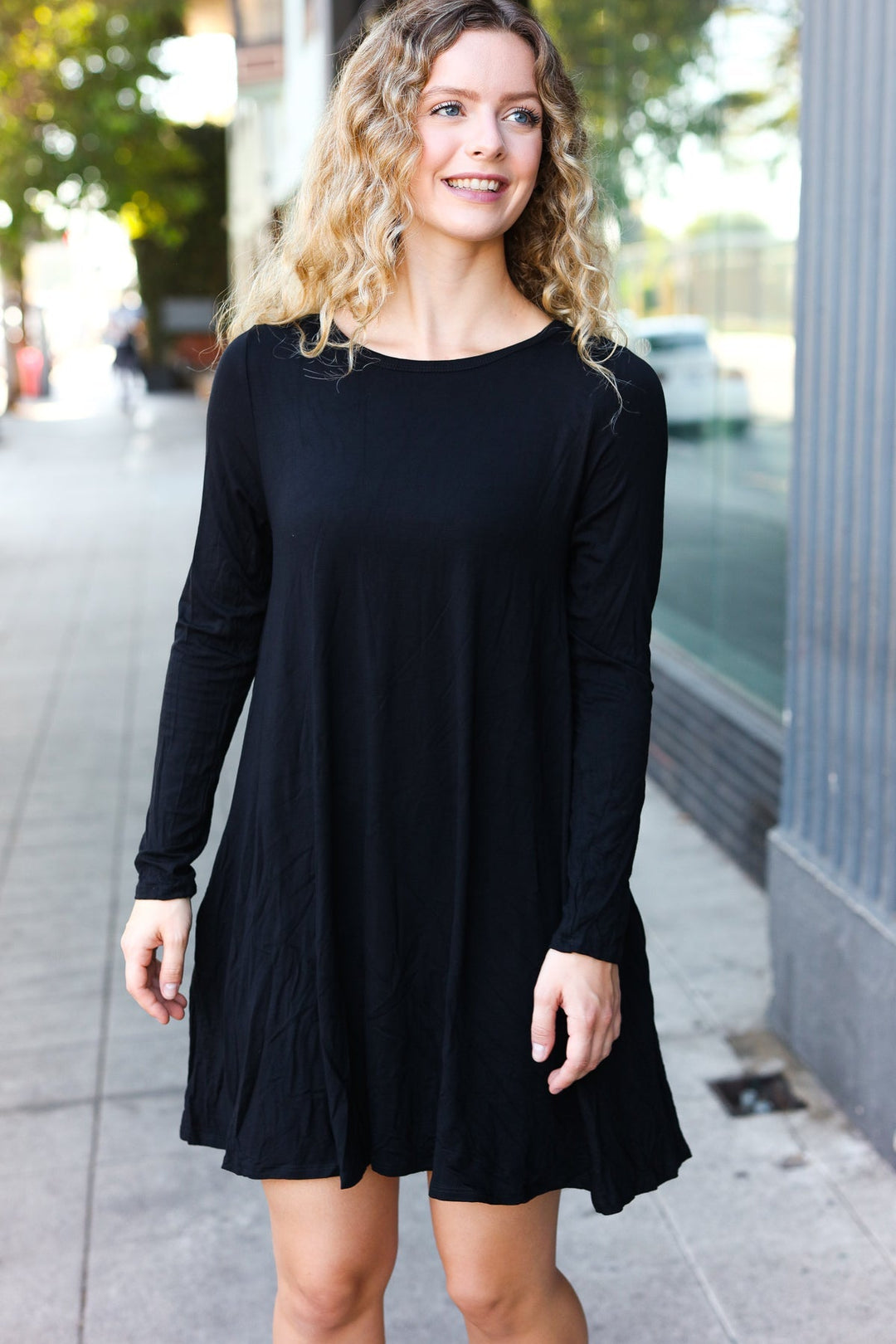 All About Class - Shift Knit Dress