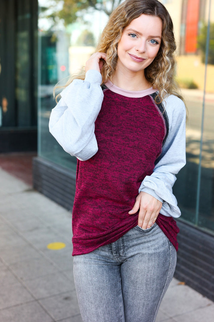 Looking Your Way - Raglan Sweater Top