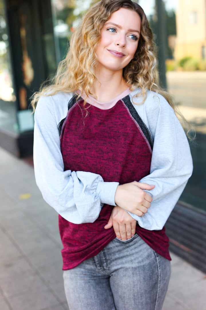 Looking Your Way - Raglan Sweater Top