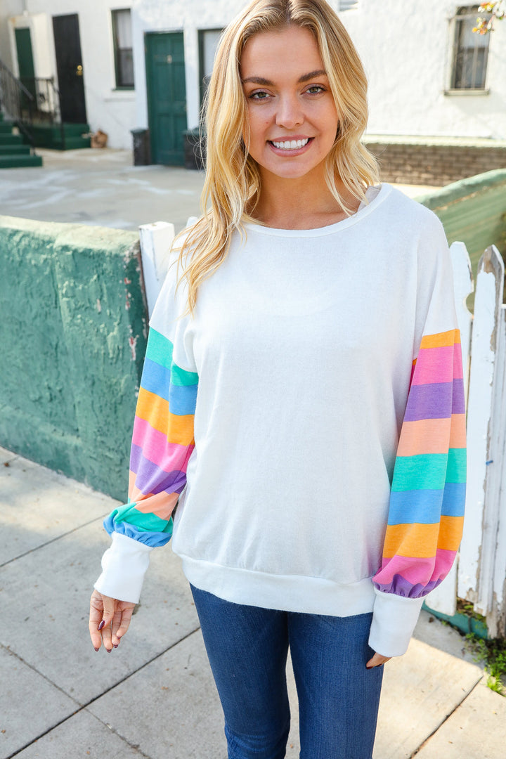 Bright & Cozy Hacci Knit Pullover