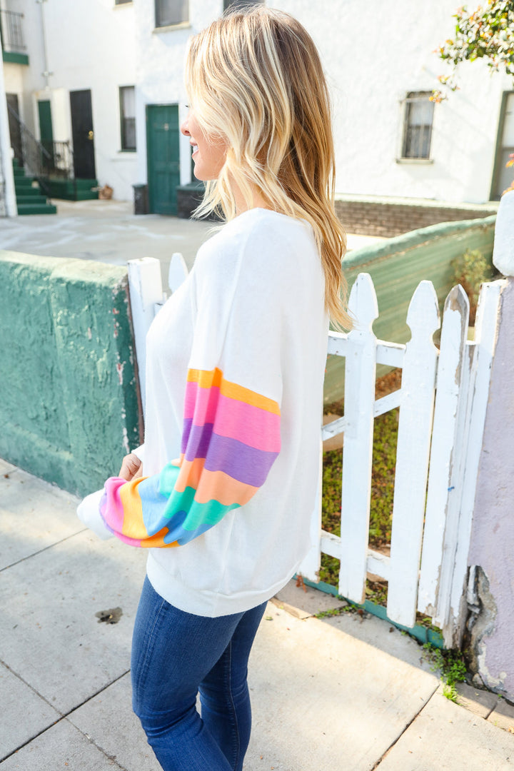 Bright & Cozy Hacci Knit Pullover