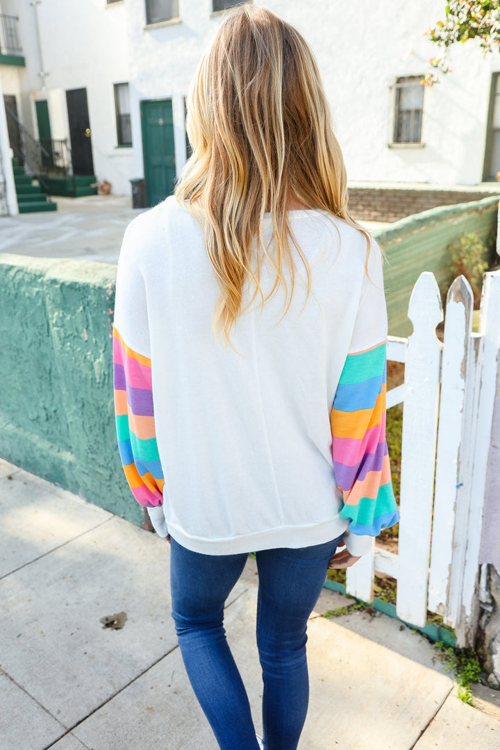 Bright & Cozy Hacci Knit Pullover