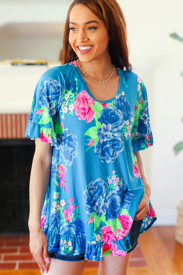 Floral Feels Tunic Top