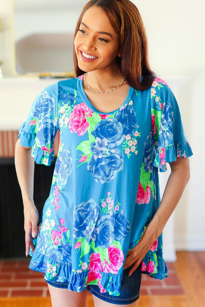 Floral Feels Tunic Top