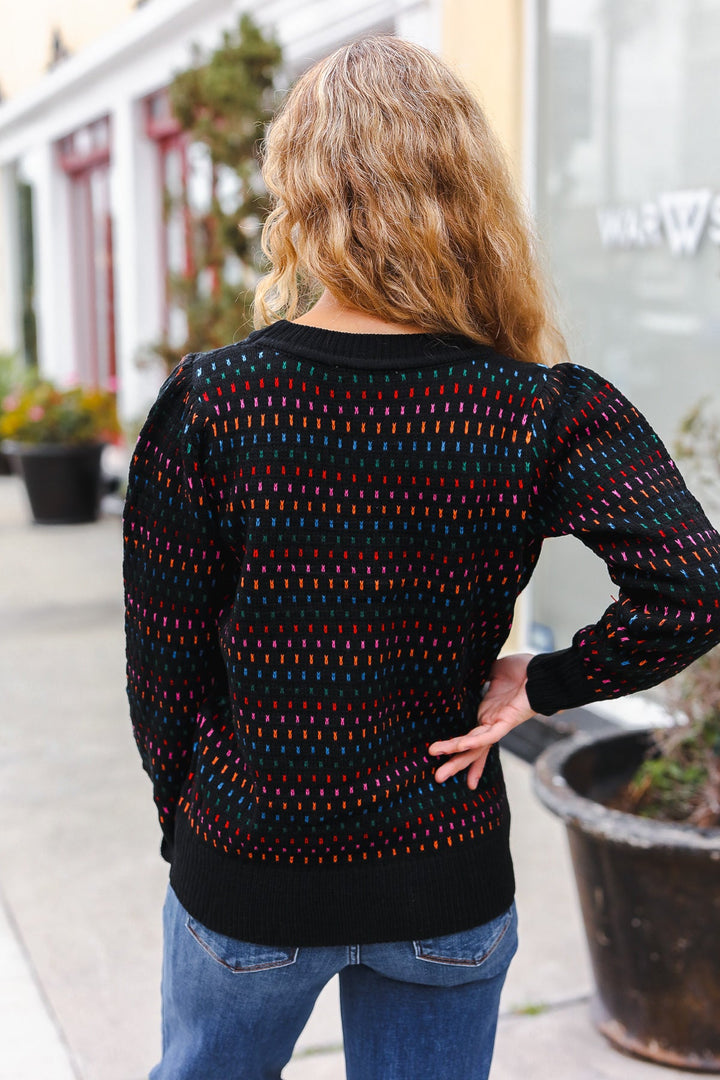 Joyous Times - Jacquard Knit Sweater