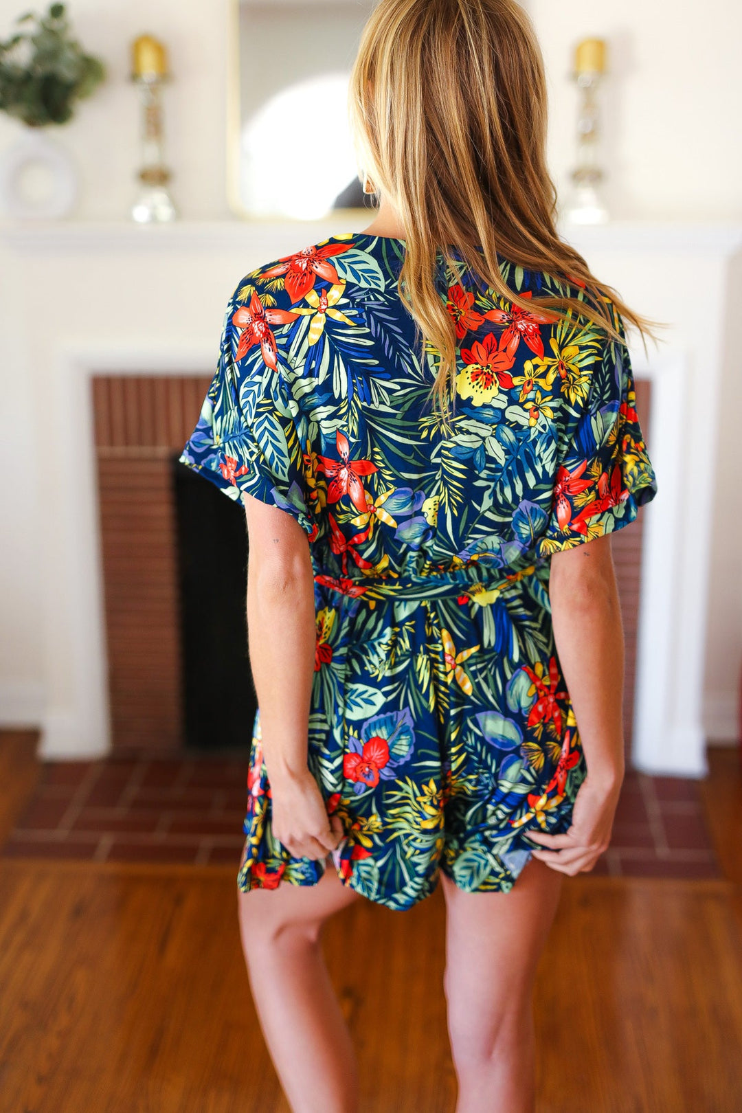 Floral Tropics Romper