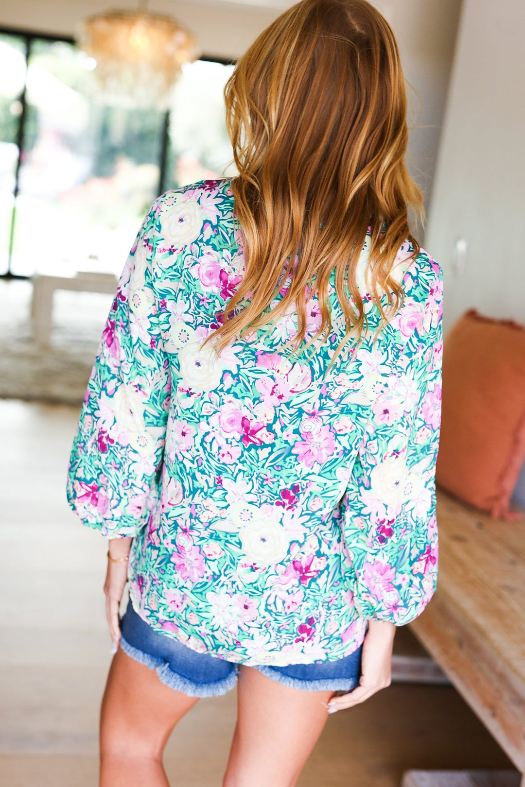 Walk With Grace - Floral Top