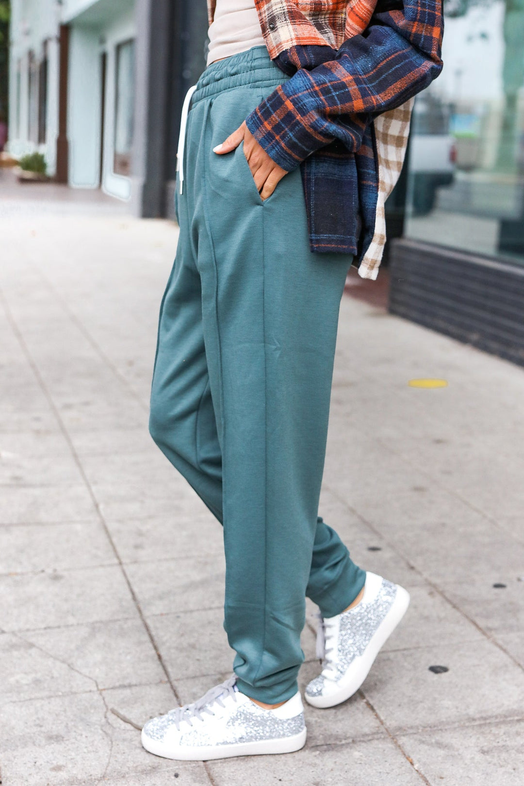 Comfort Flex Scuba Joggers - Ash Jade