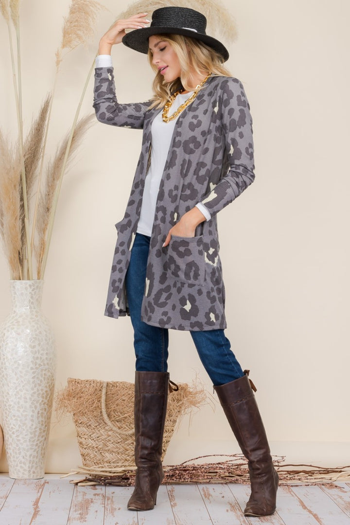 Bold Style Cardigan - Leopard