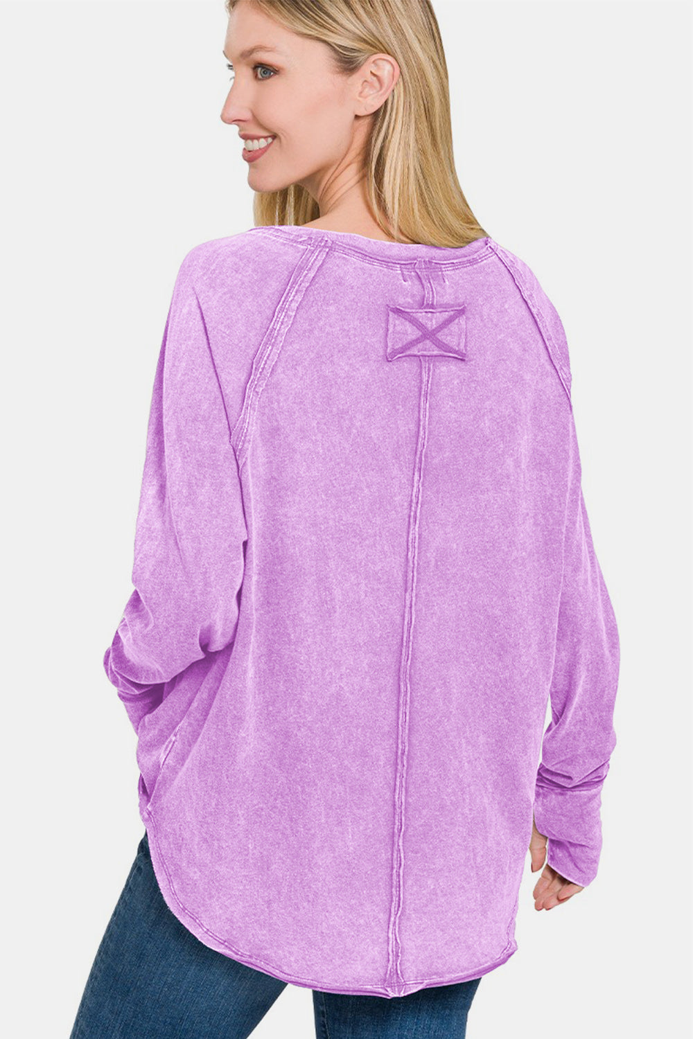 Relaxed Beauty - Cotton Thumbhole Top