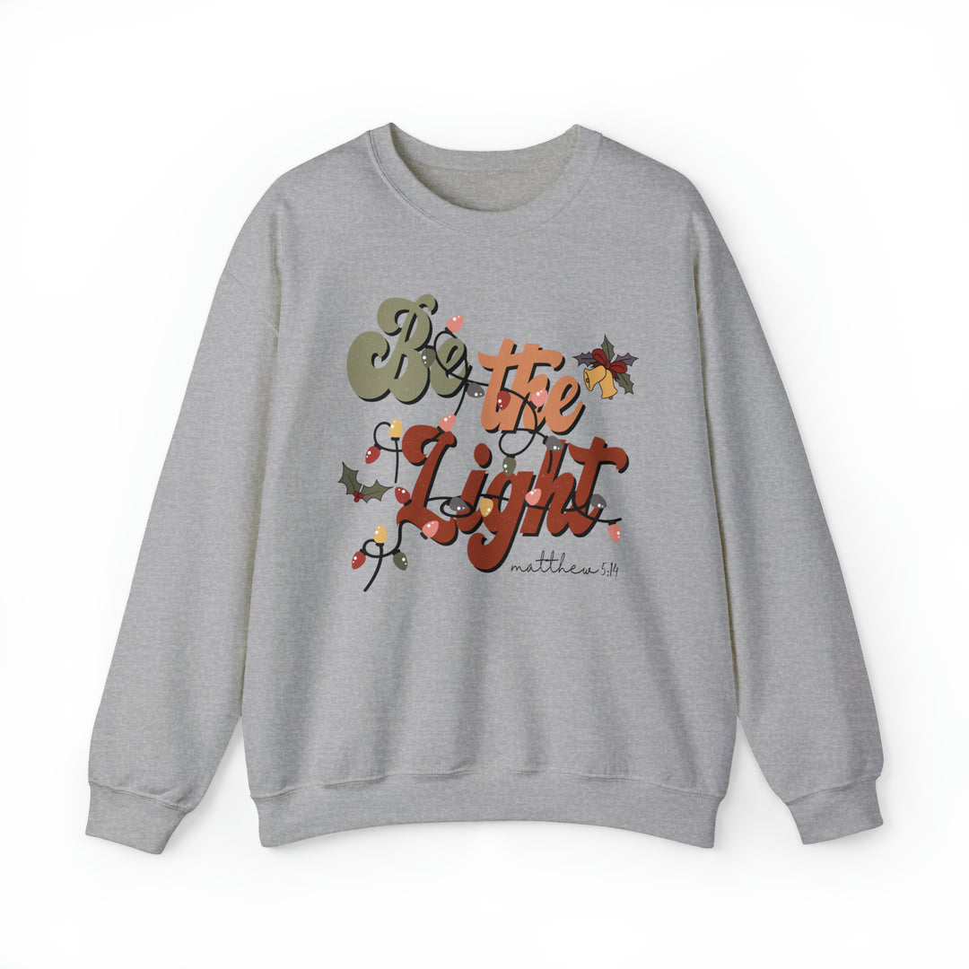 Be The Light Christmas Lights - Unisex Crew-Neck Sweatshirt