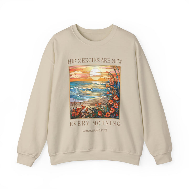 His Mercies Are New Every Morning - Unisex Crew-Neck Sweatshirt