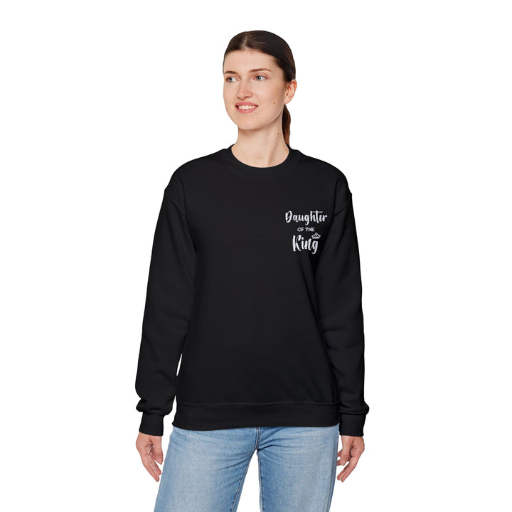 [Embroidered] Daughter of the King - Unisex Crew-Neck Sweatshirt