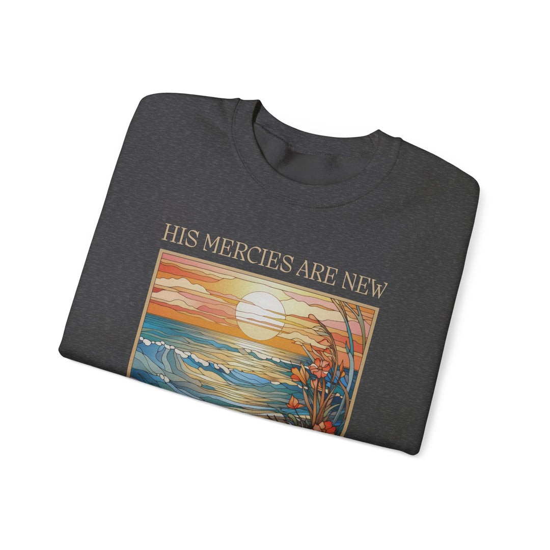 His Mercies Are New Every Morning - Unisex Crew-Neck Sweatshirt