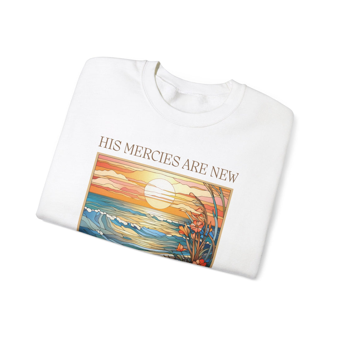 His Mercies Are New Every Morning - Unisex Crew-Neck Sweatshirt