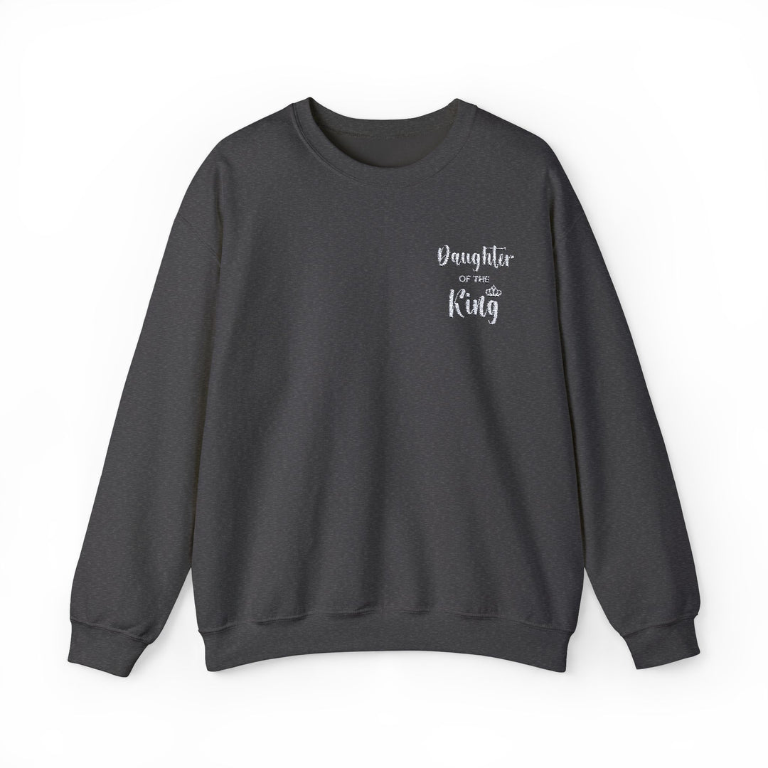 [Embroidered] Daughter of the King - Unisex Crew-Neck Sweatshirt