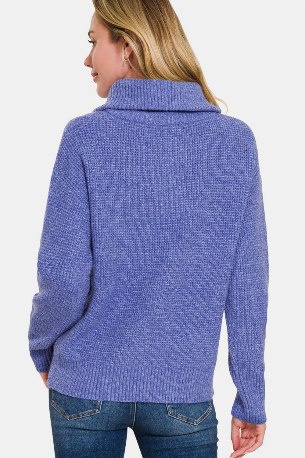 Cooler Days Half-Zip Sweater - Marlin