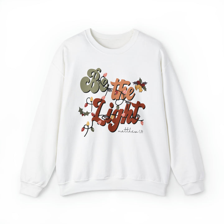 Be The Light Christmas Lights - Unisex Crew-Neck Sweatshirt