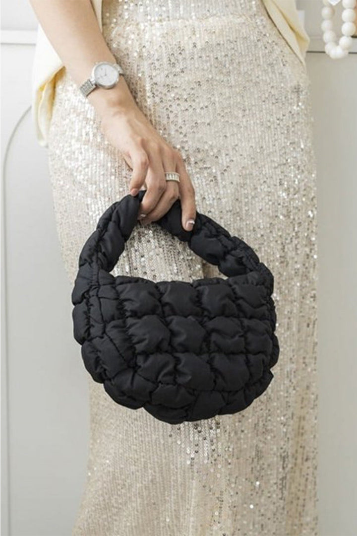 Quilted Micro Puff Handbag