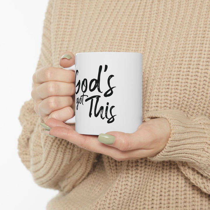 God's Got This White Ceramic Mug (11 oz)