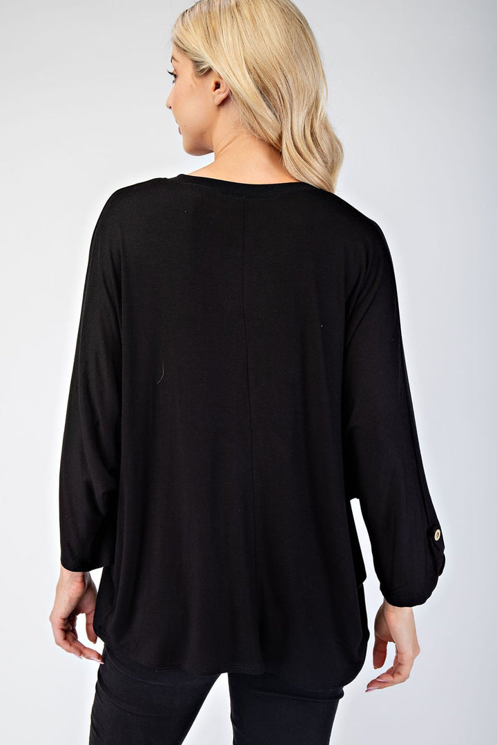 Modern Chic - 3/4-Sleeve Blouse