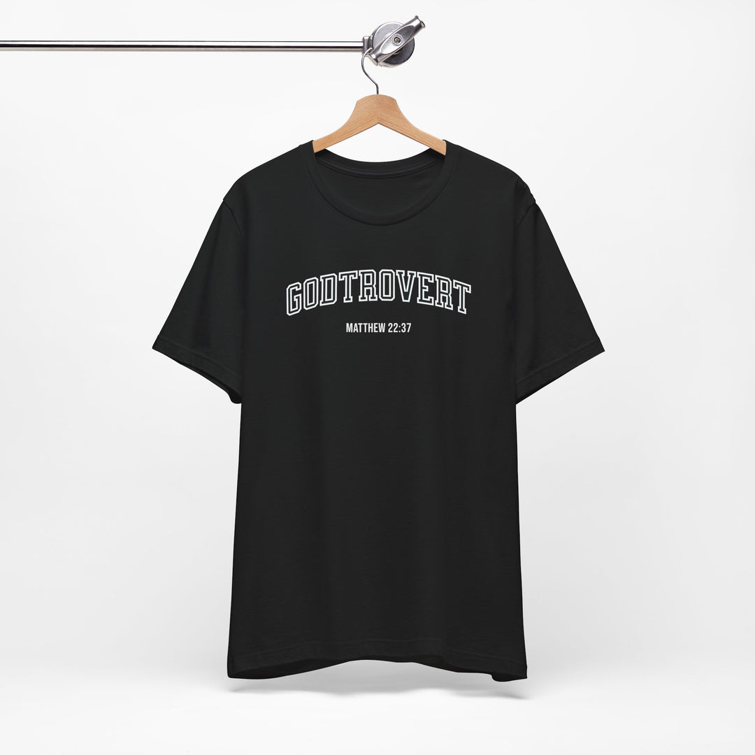 Godtrovert - Matthew 22:37 - Unisex Crew-Neck Tee