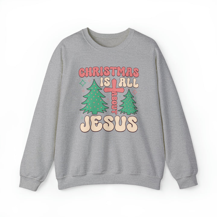 Christmas Is All About Jesus - Unisex Crew-Neck Sweatshirt