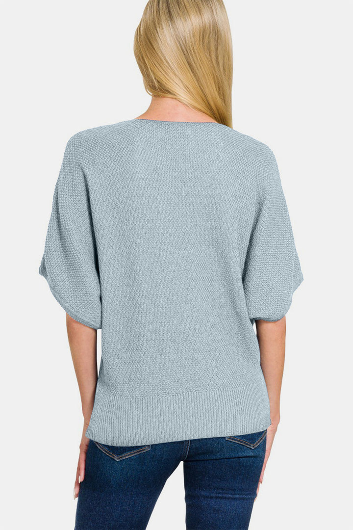 All My Days Dolman Sweater - Blue Grey