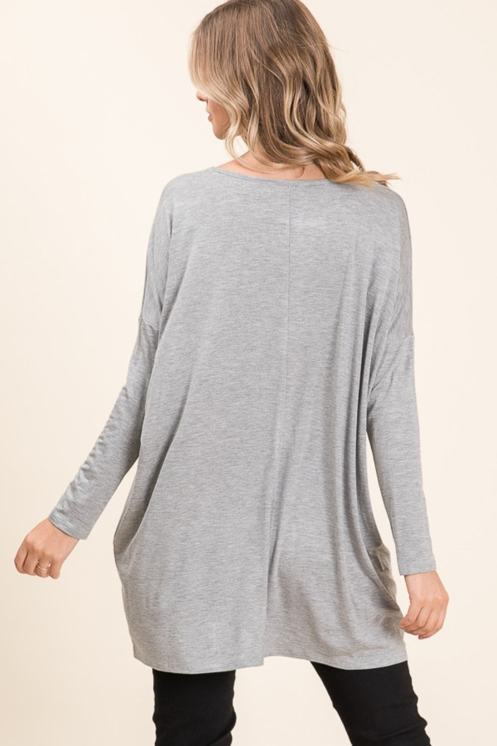 Classic Comfort Oversized Tunic Top