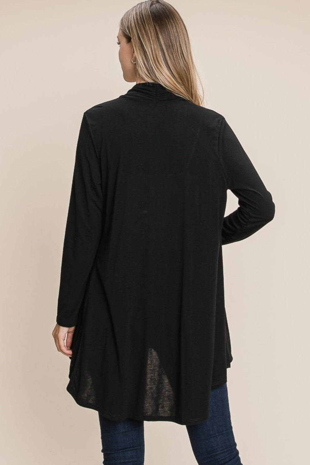 Soft Knit Open-Front Cardigan