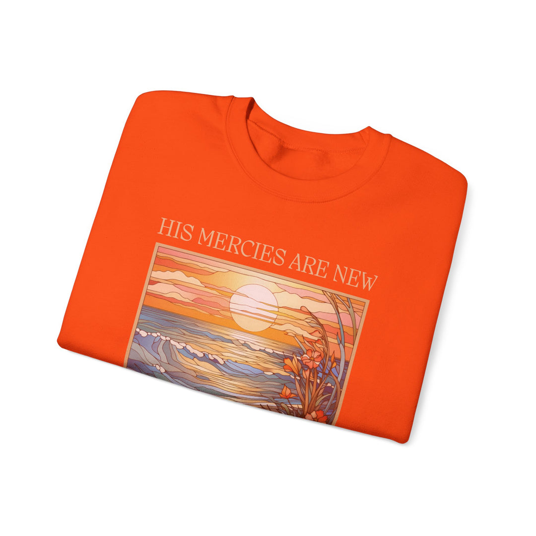 His Mercies Are New Every Morning - Unisex Crew-Neck Sweatshirt