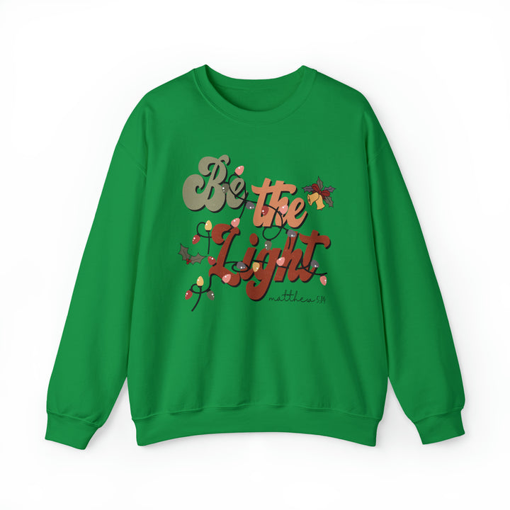 Be The Light Christmas Lights - Unisex Crew-Neck Sweatshirt