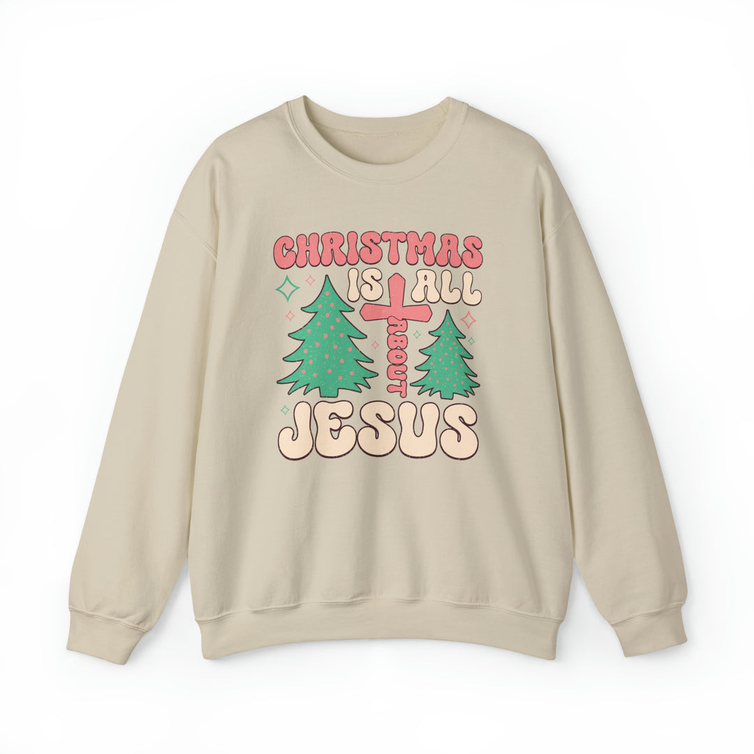 Christmas Is All About Jesus - Unisex Crew-Neck Sweatshirt