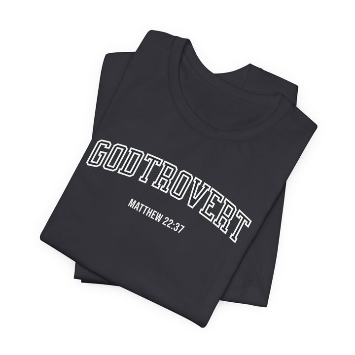 Godtrovert - Matthew 22:37 - Unisex Crew-Neck Tee