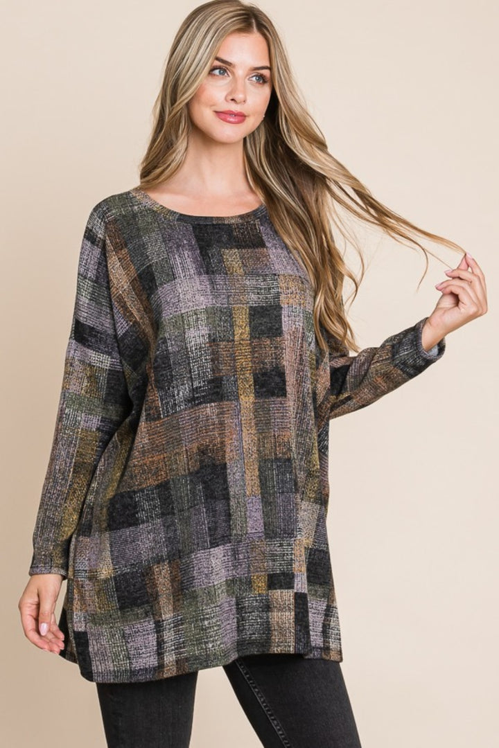 Classic Plaid Tunic Top