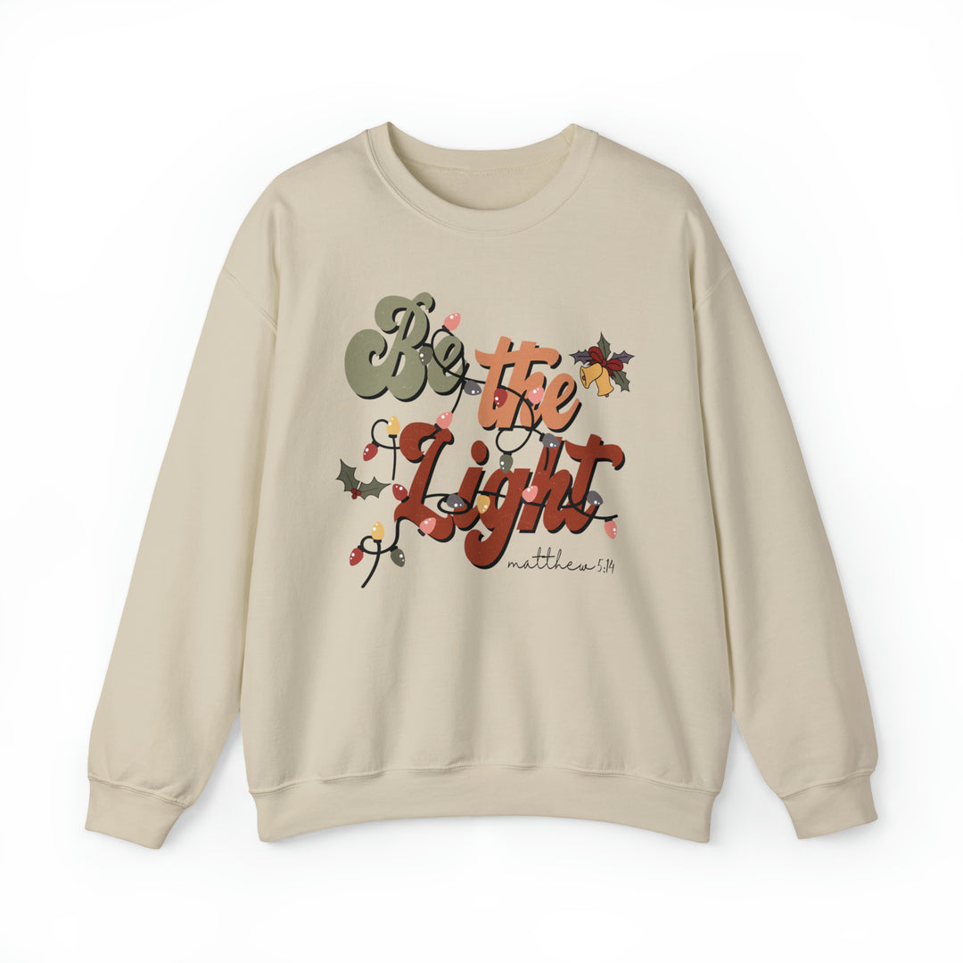 Be The Light Christmas Lights - Unisex Crew-Neck Sweatshirt