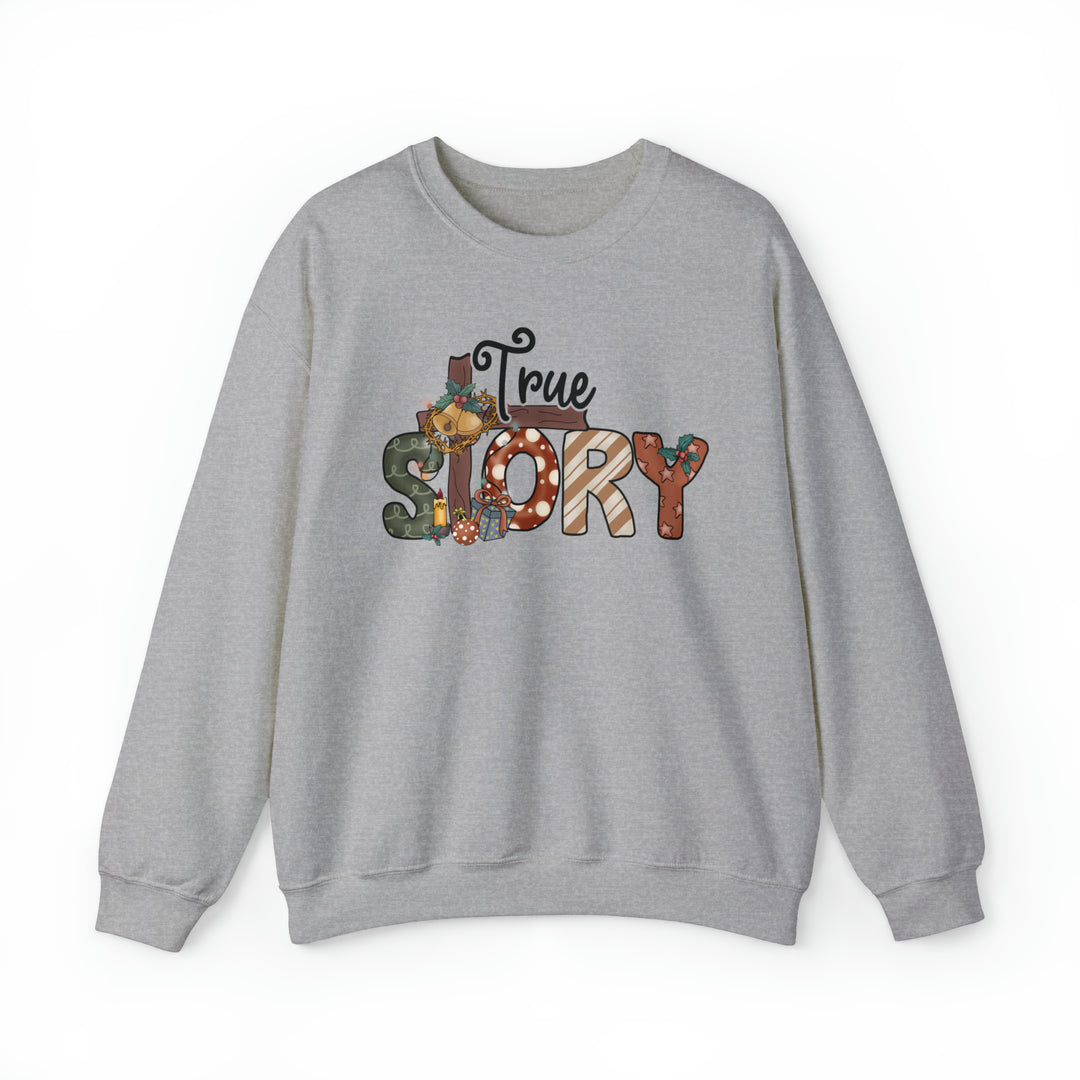 True Story Of Christmas - Unisex Crew-Neck Sweatshirt