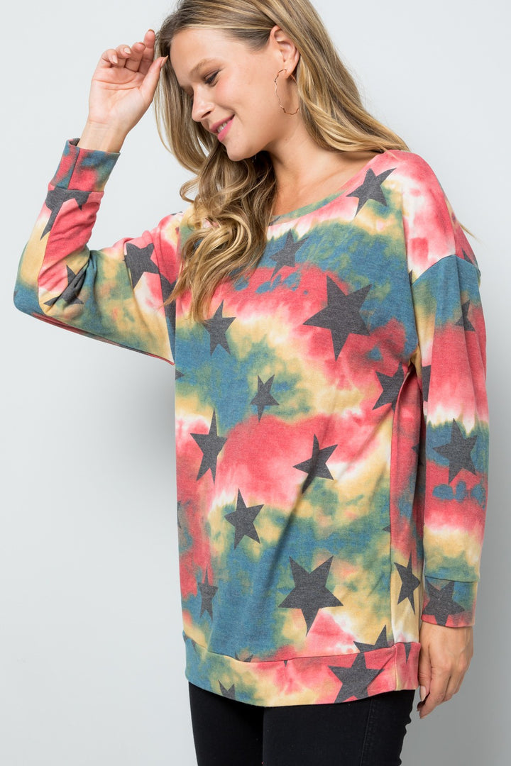 Starry Skies - Tie-Dye Top