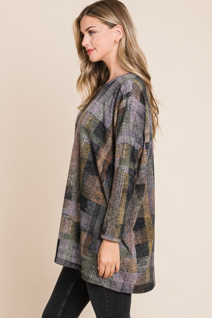 Classic Plaid Tunic Top