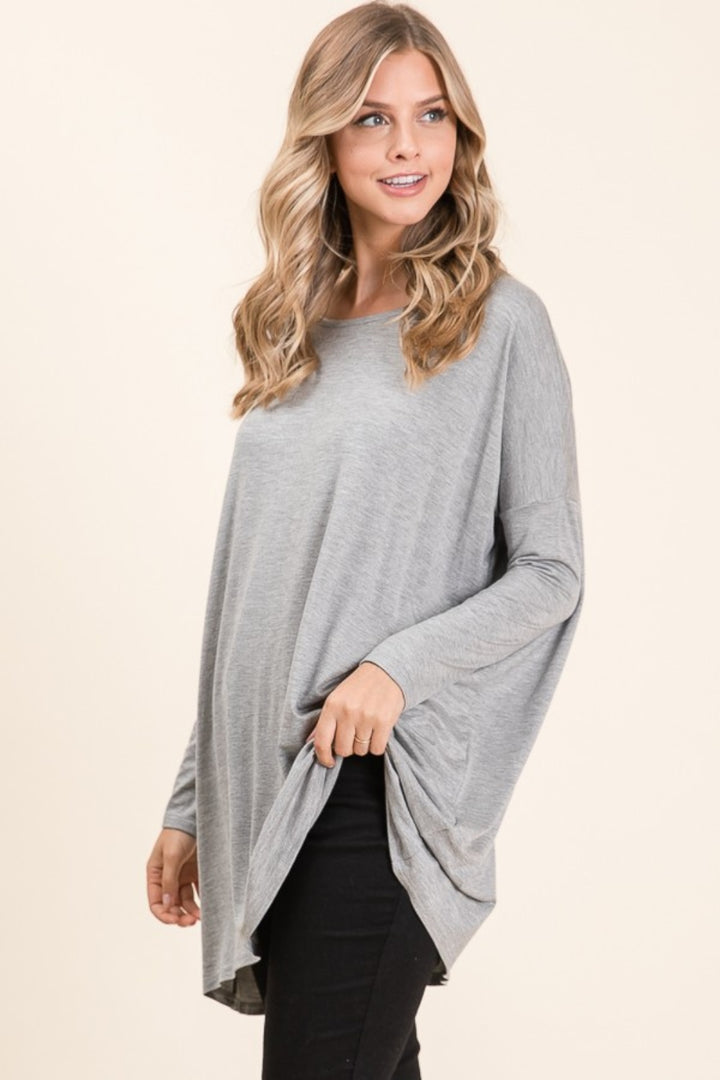 Classic Comfort Oversized Tunic Top