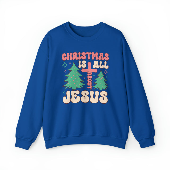 Christmas Is All About Jesus - Unisex Crew-Neck Sweatshirt