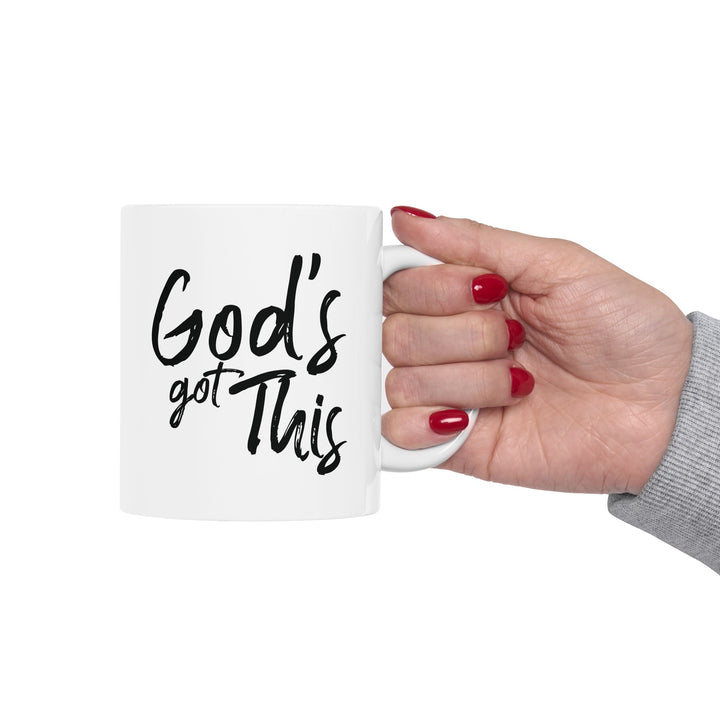 God's Got This White Ceramic Mug (11 oz)