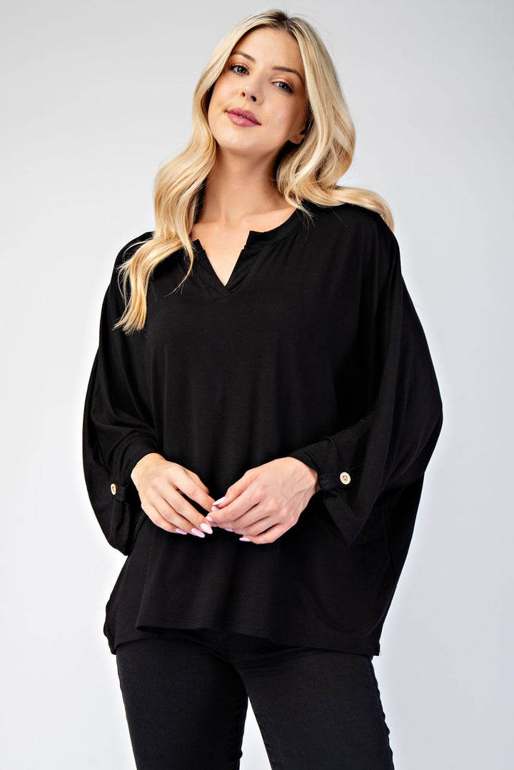 Modern Chic - 3/4-Sleeve Blouse